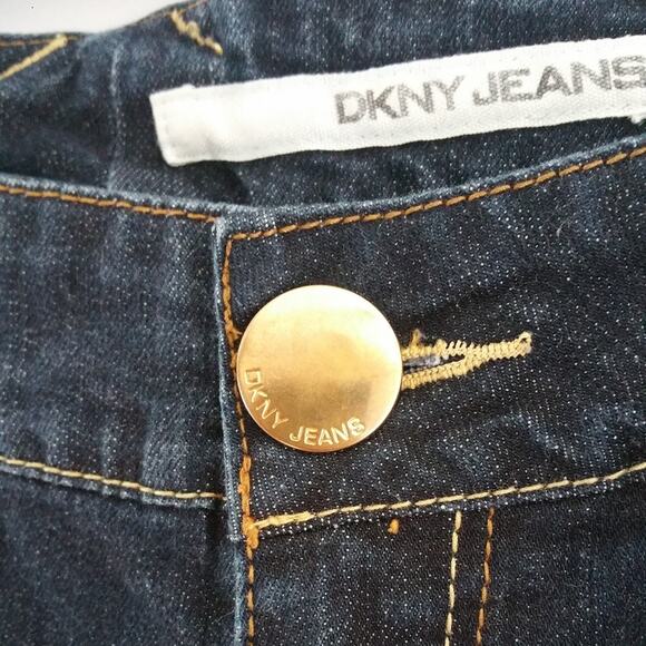 DKNY Women's Blue Dark Wash Skinny Jeans Size 7 - Picture 6 of 8